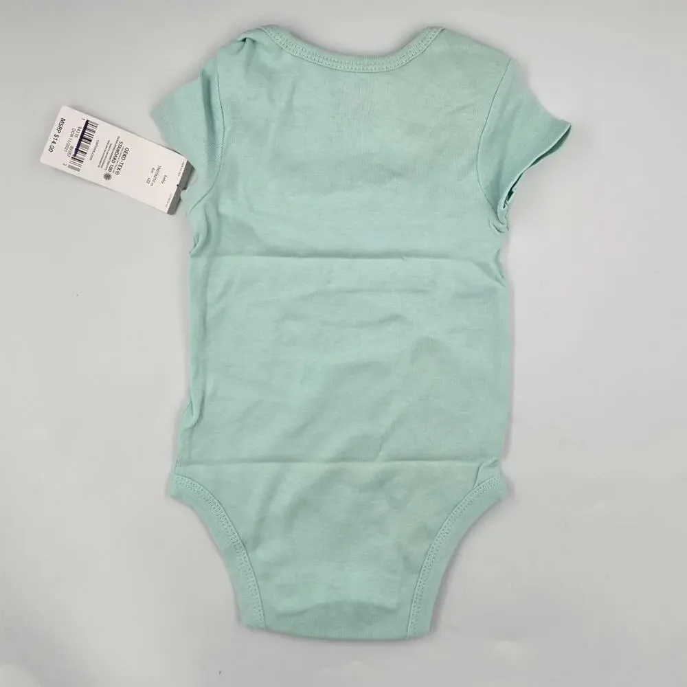 Carter's 6 Month One Piece Bodysuit United by Kindness Light Blue-Green